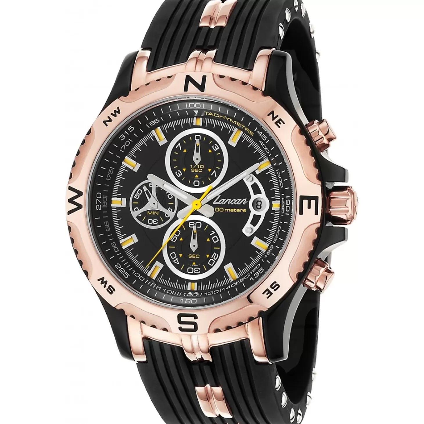 Zancan Gioielli Cronografo Zancan Con Datario E Cinturino In Silicone.> Orologi