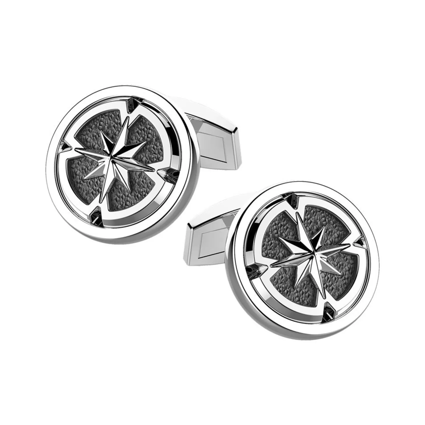 Zancan Gioielli Gemelli Zancan In Argento Con Rosadei Venti.> Accessori