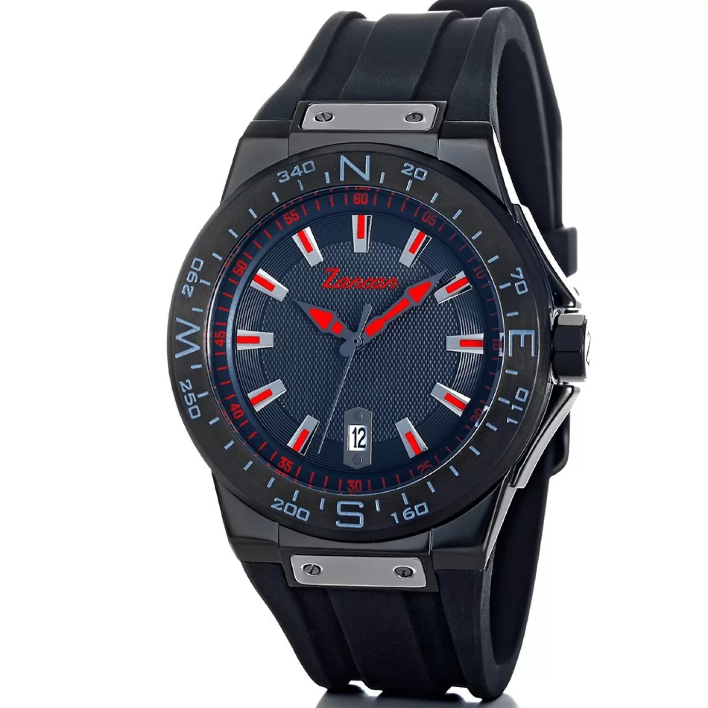 Zancan Gioielli Orologio Solo Tempo Zancan In Acciaio Con Datario E Cinturino In Silicone.> Orologi